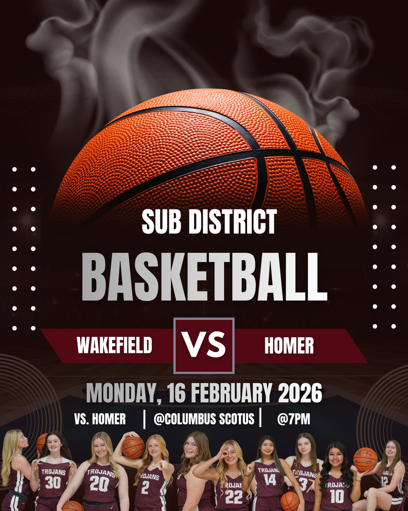 Girls Sub District Basketball Flyer for Facebook