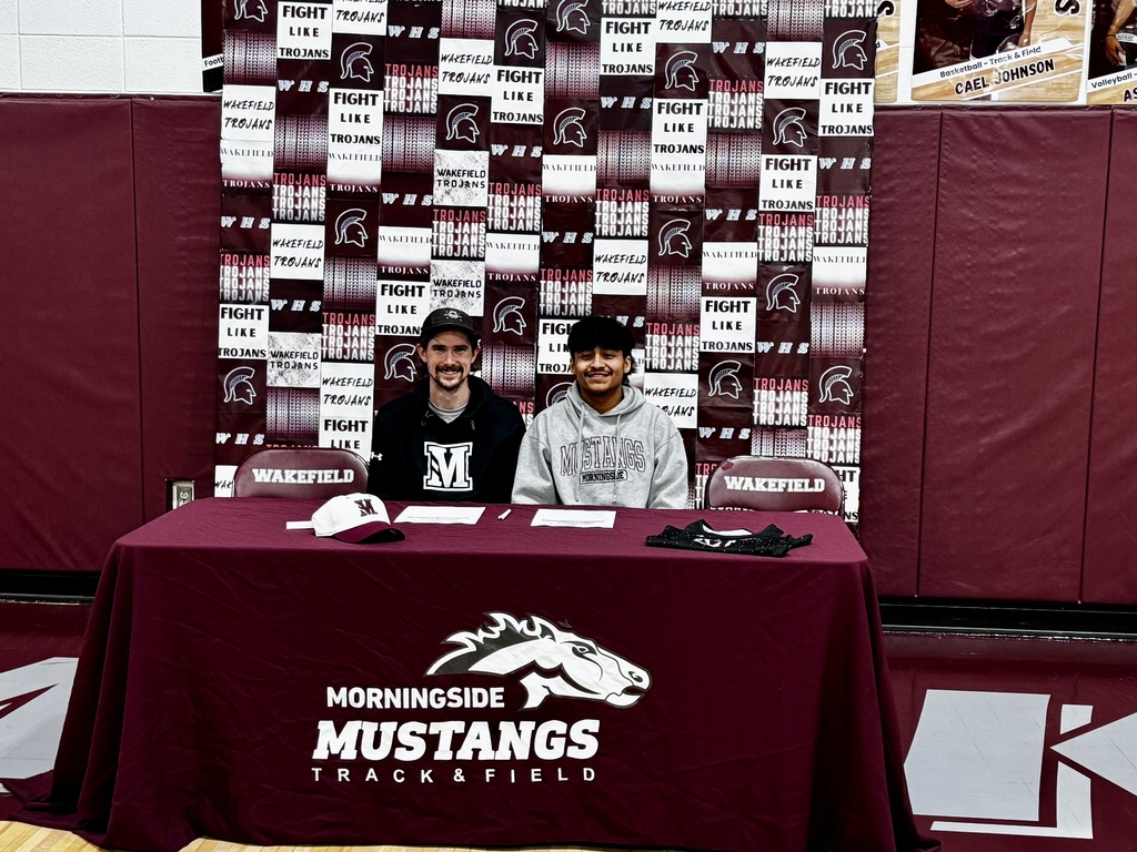  Benny, signing with Morningside Track & Field. 