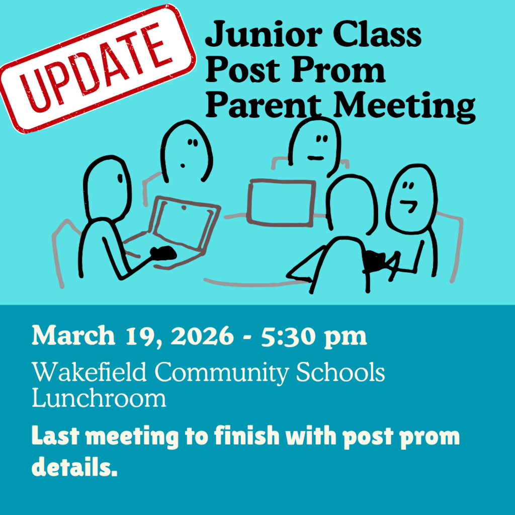 junior class post prom meeting - english
