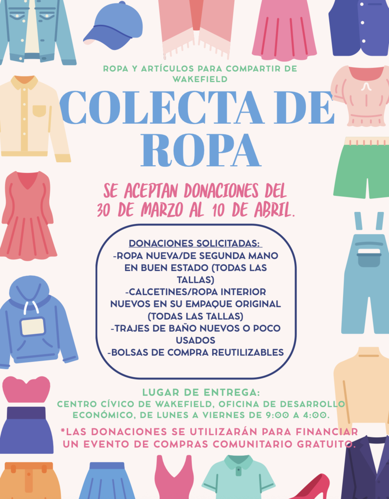 Spring/Summer Clothing Drive - Spanish 