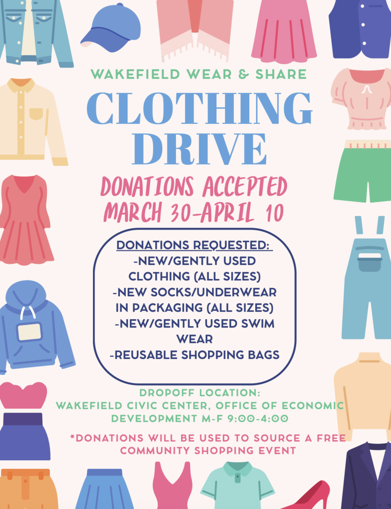 Spring/Summer Clothing Drive - English 
