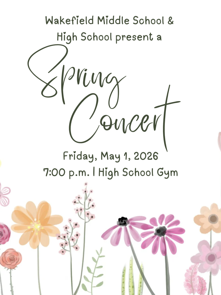 Elementary & HS music concert flyers 
