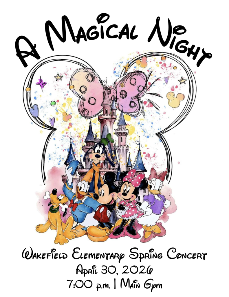 Elementary & HS music concert flyers 