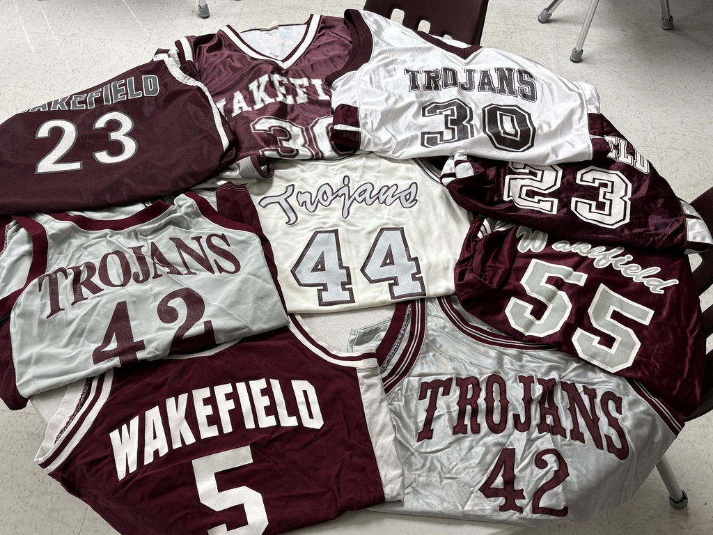 Wakefield Boys Basketball Jerseys 