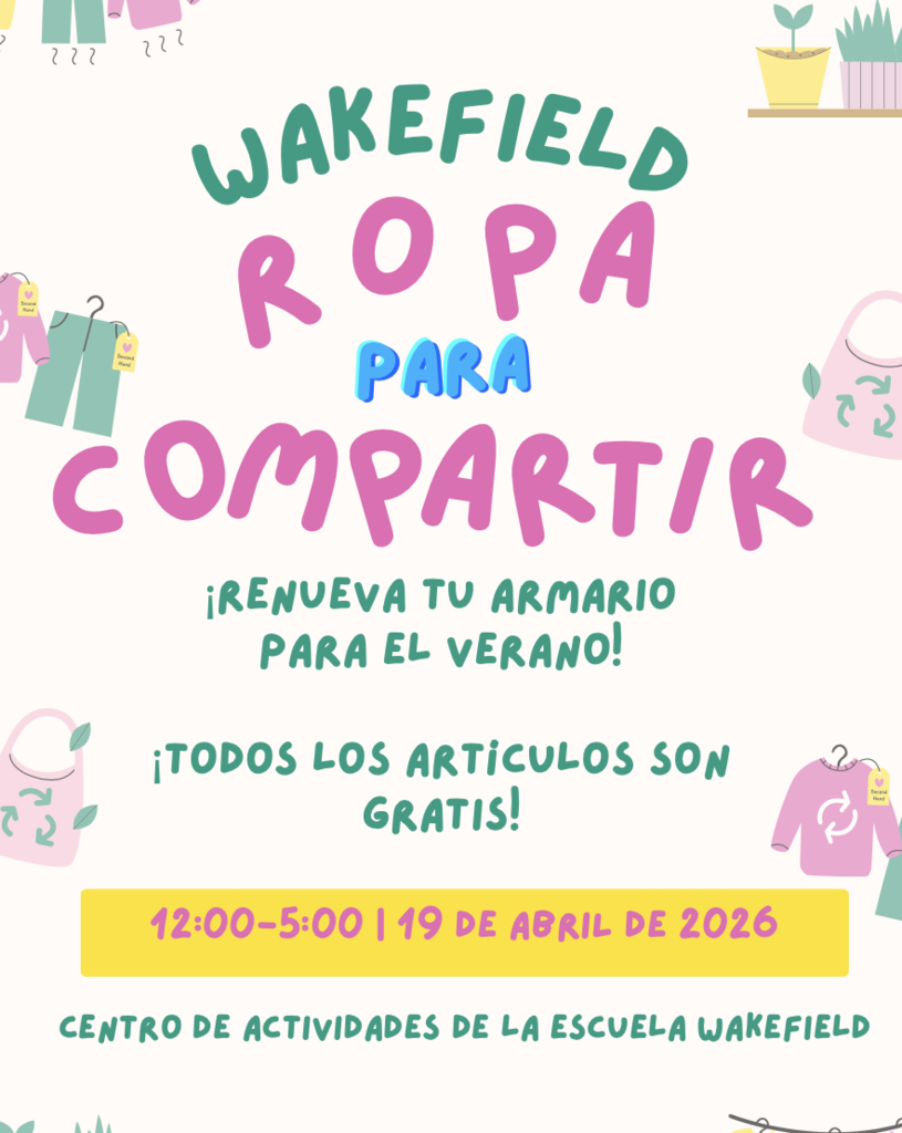 Wakefield Wear & Share, Sunday April 19 - Spanish