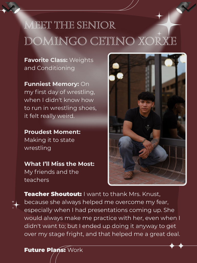 Domingo - Senior Spotlight 