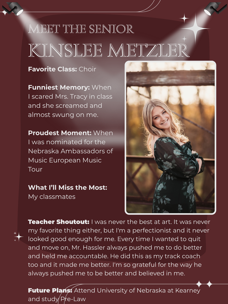 Kinslee - Senior Spotlight 