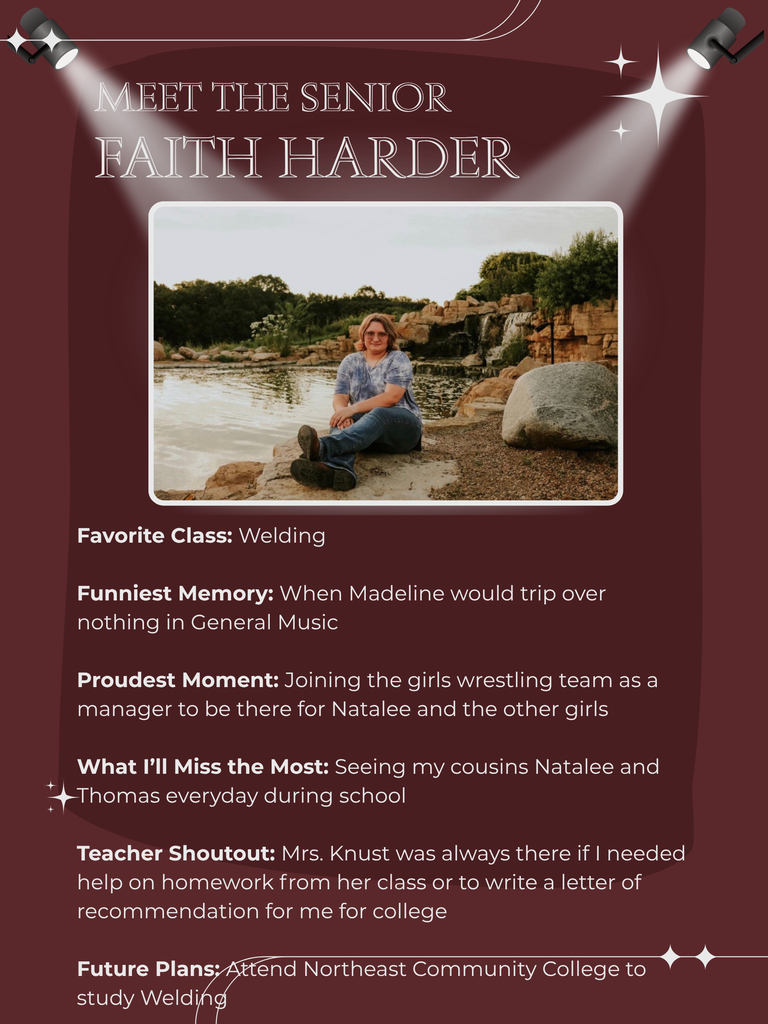 Senior Spotlight - Faith