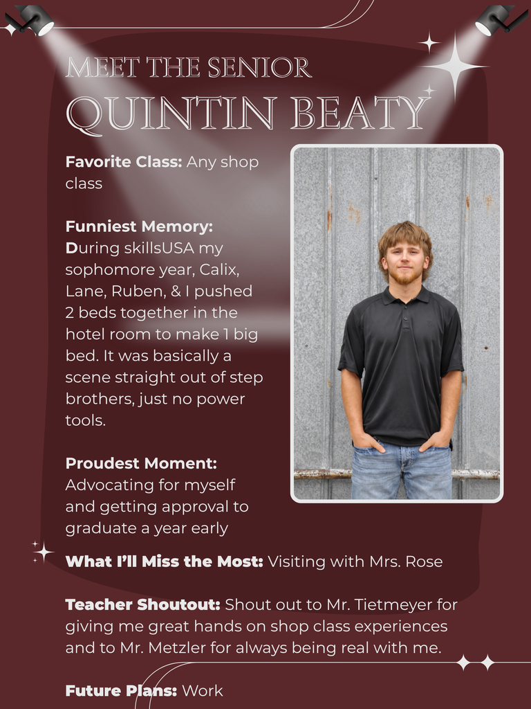 Senior Spotlight - Quintin