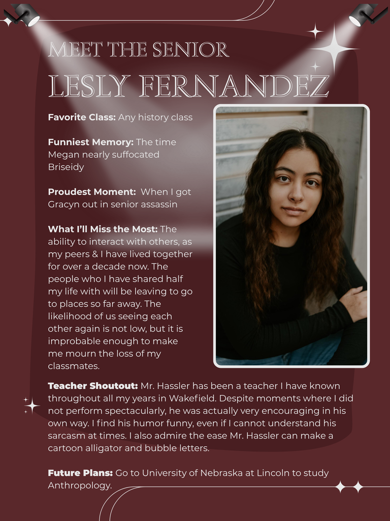 Senior Spotlight - Lesly