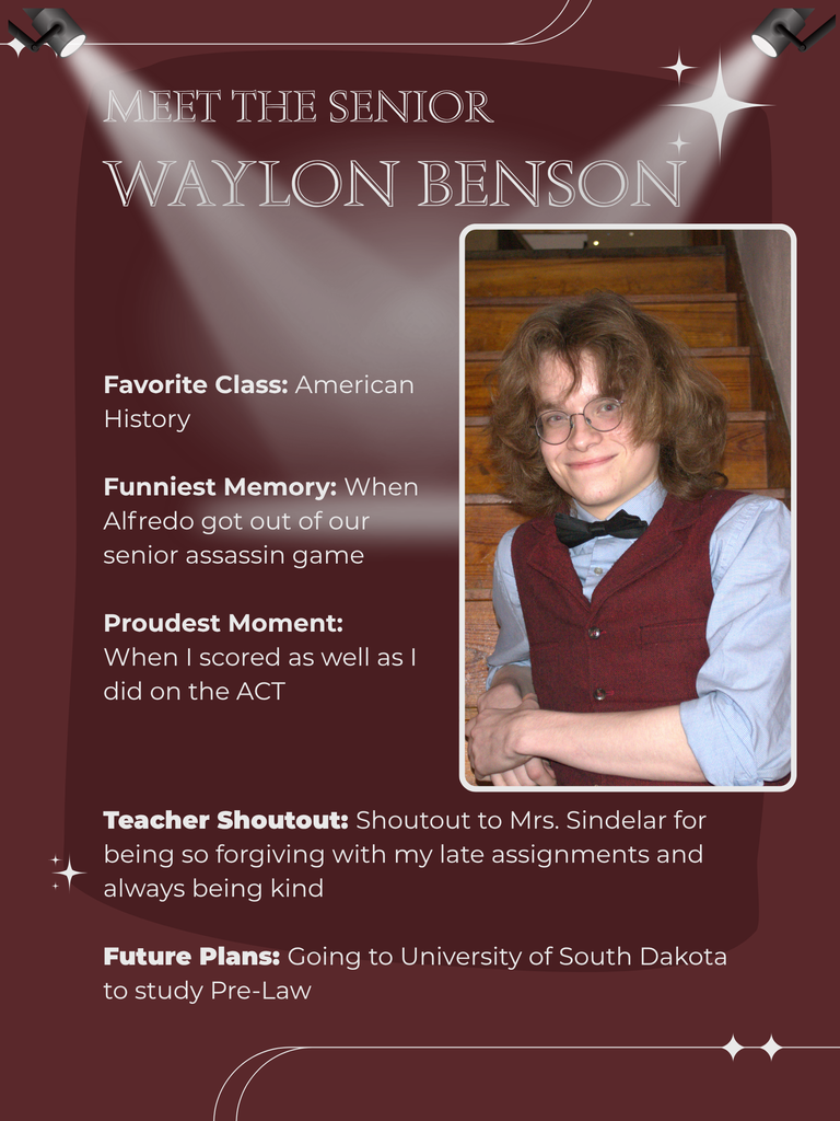 Senior Spotlight - Waylon