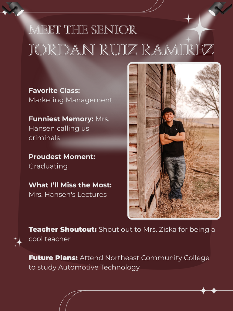 Senior Spotlight - Jordan