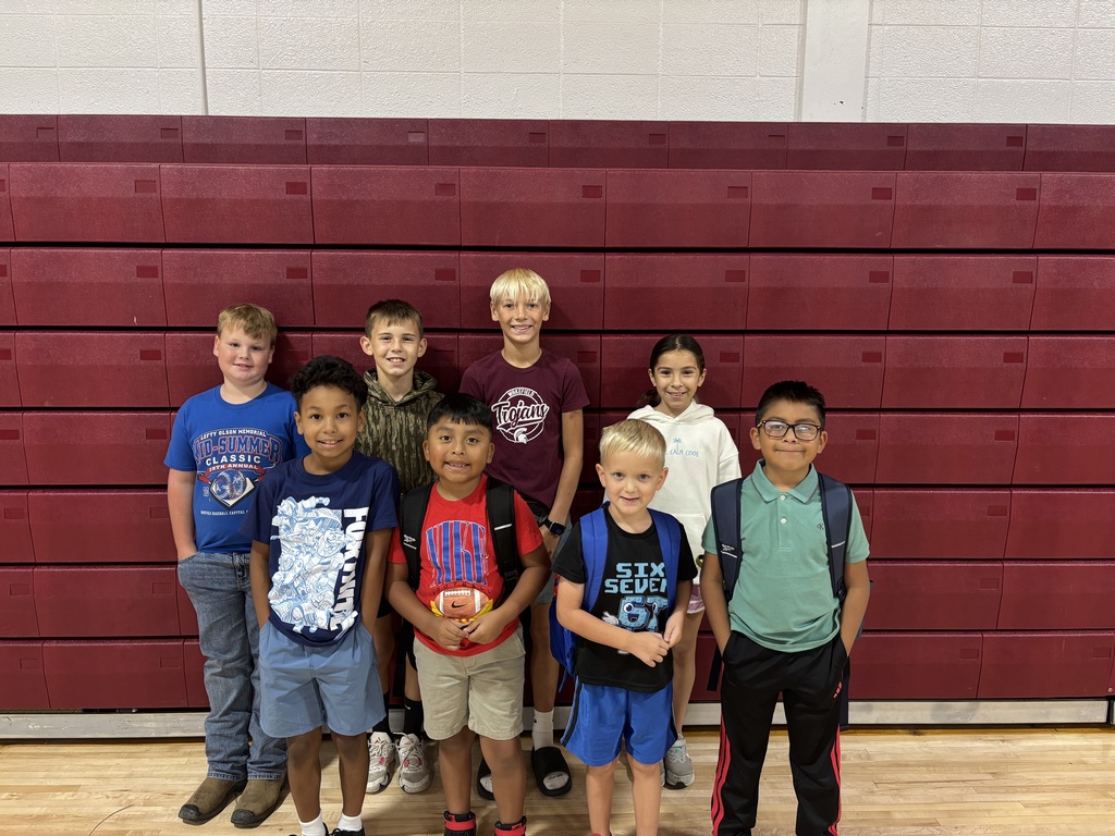 Huge shout out to Luis, Emilio, Reid, Favian, Aliya, Hudson, Easton, and Wyatt for helping us start the year strong with P2. These students were recognized this morning for showing the Other People Mindset! 