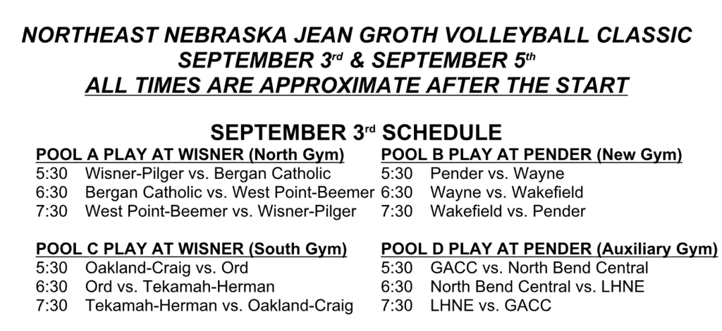 volleyball bracket