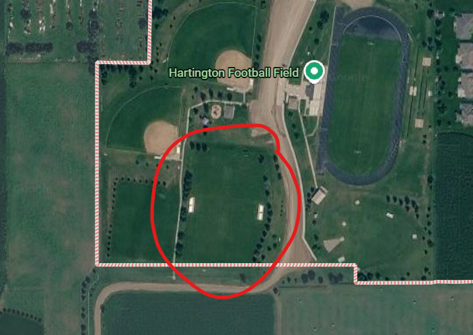 Hartington field map