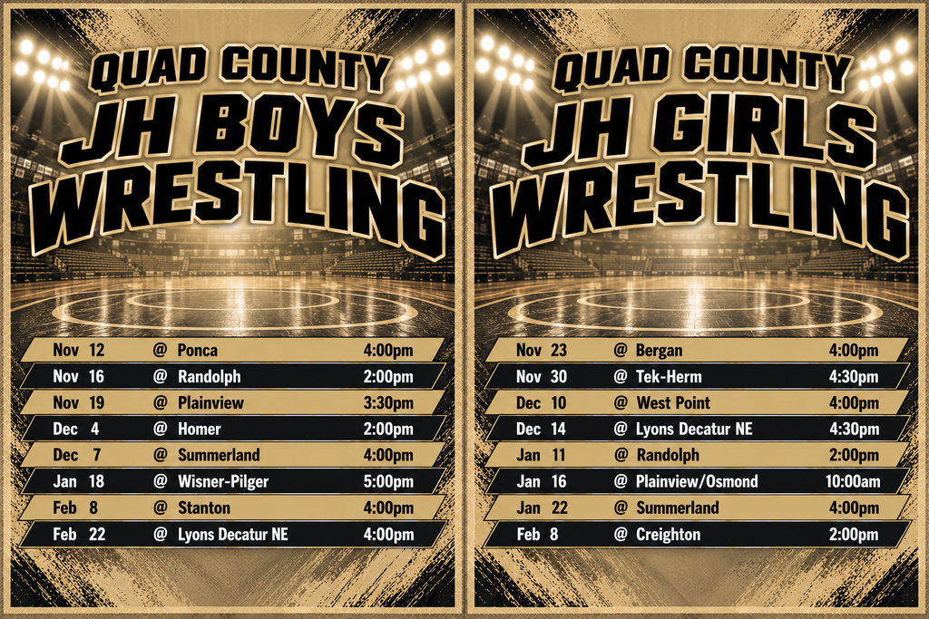 JH wrestling schedule 