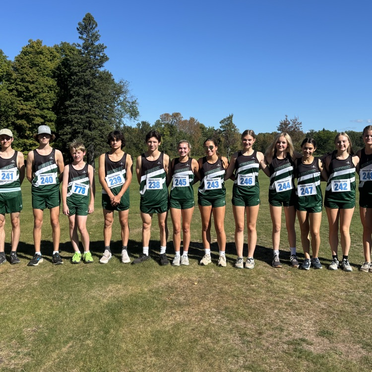 2024 Gogebic Miners cross country team
