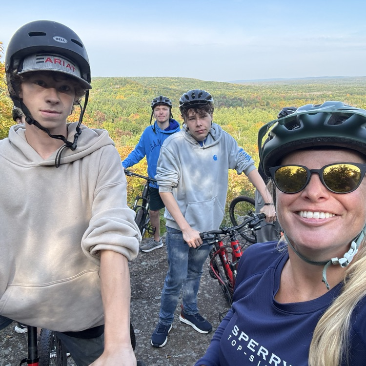 biking