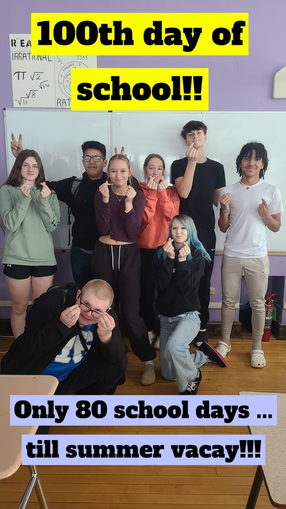 Algebra 1 is counting down the days 