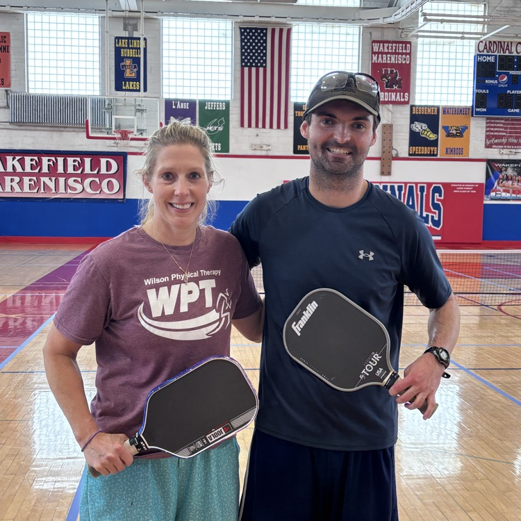 Mixed doubles champions
