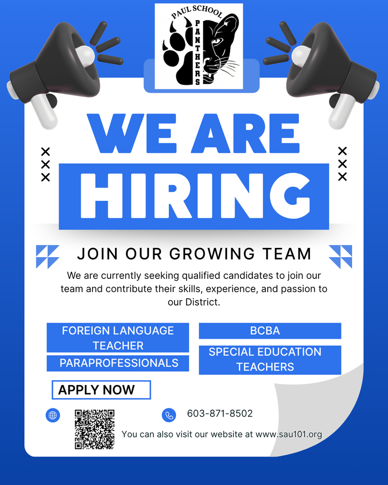 a graphic of two meta phones with our panther logo with a list of our job postings