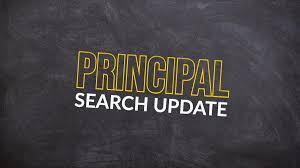 graphic of the work Principal Search update
