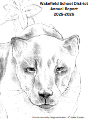 A graphic of a panther 