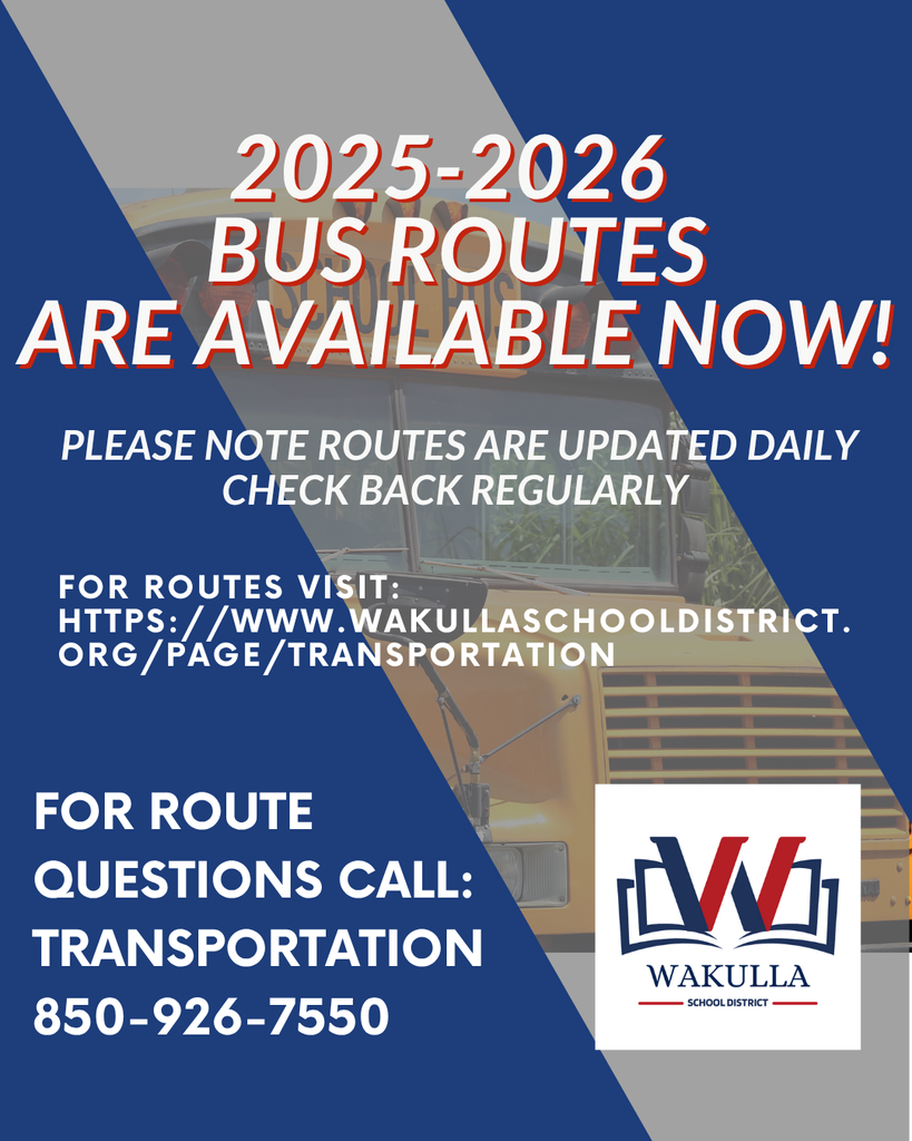 Bus Routes are Available!