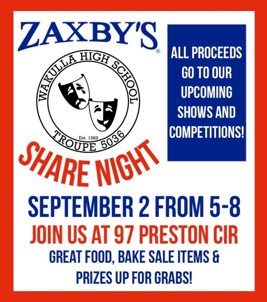 We hope to see you all tonight!