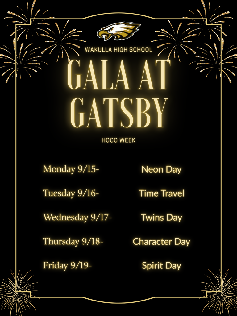 Hoco Week Schedule