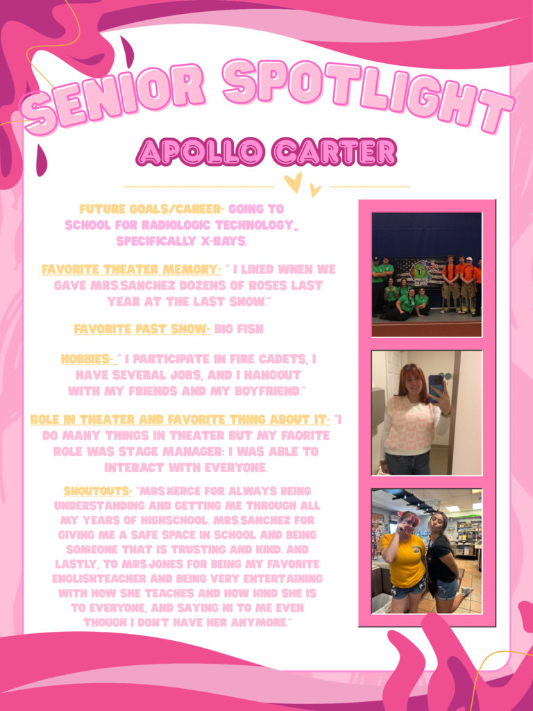 Senior Spotlight: Apollo Carter