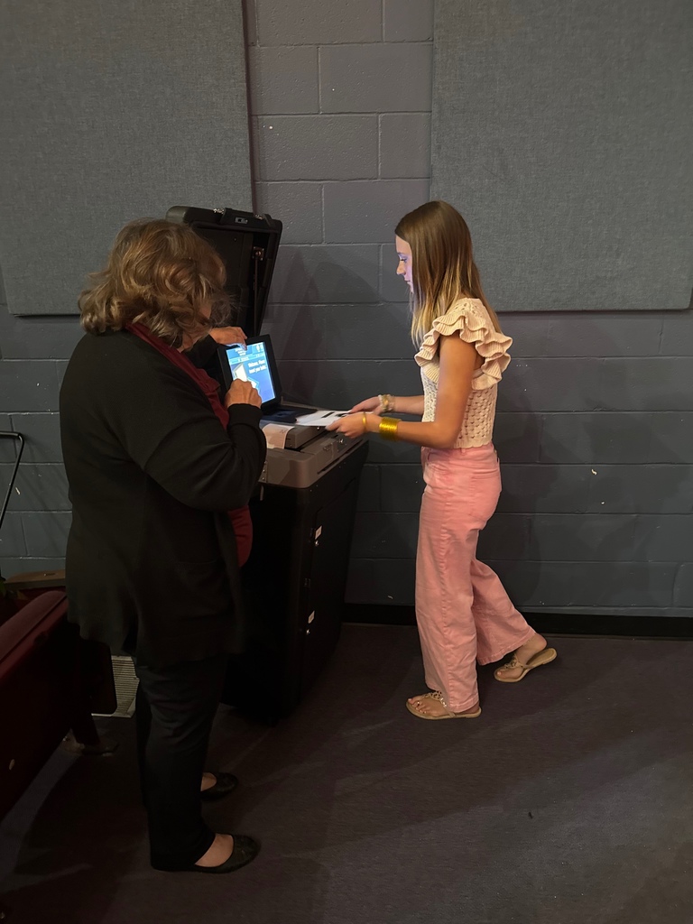 Girl voting