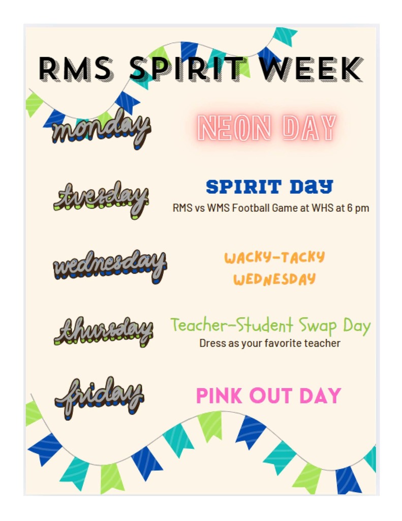 RMS Spirit Week
