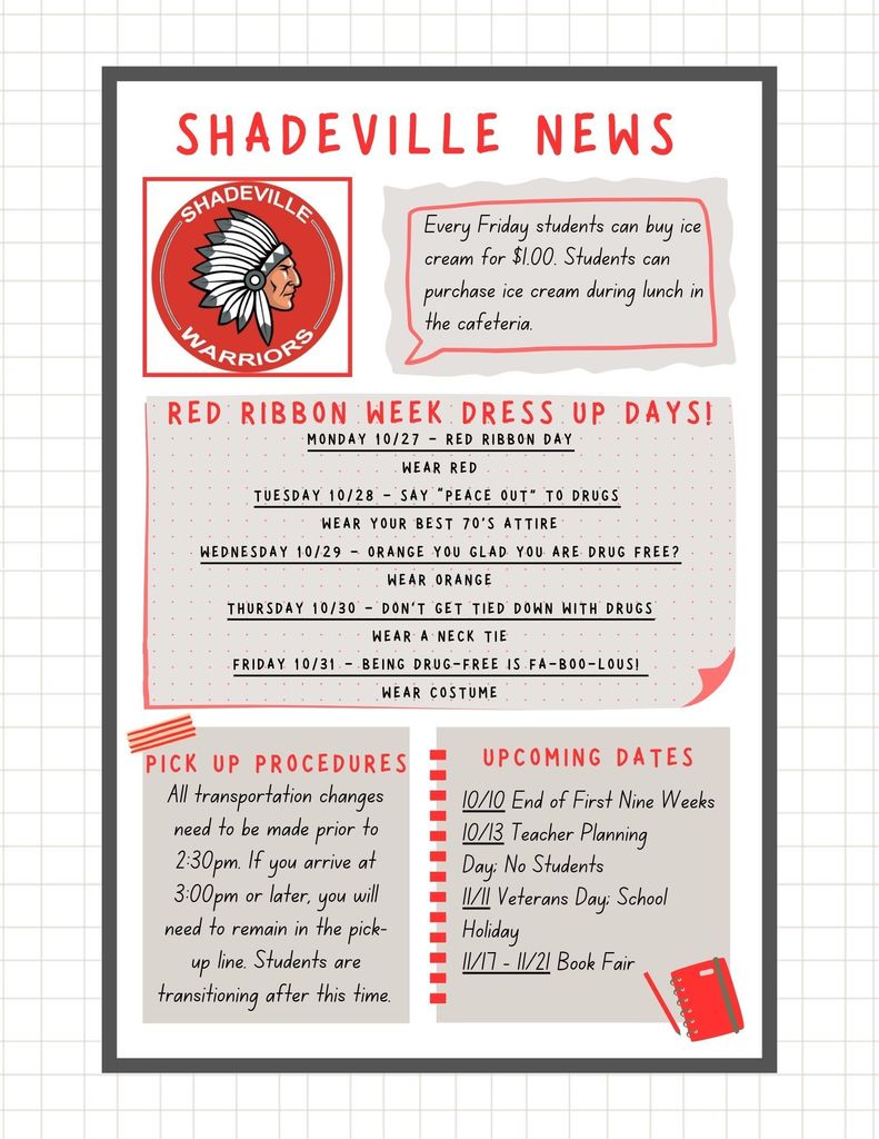 October Shadeville News