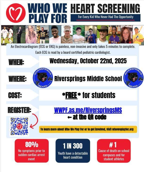 Heart Screening free to Students