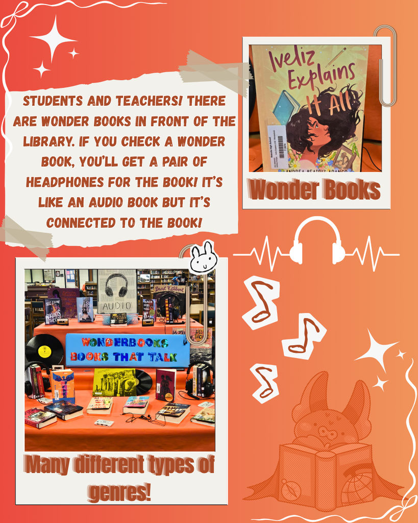 We have now Wonder books in Wakulla High School!