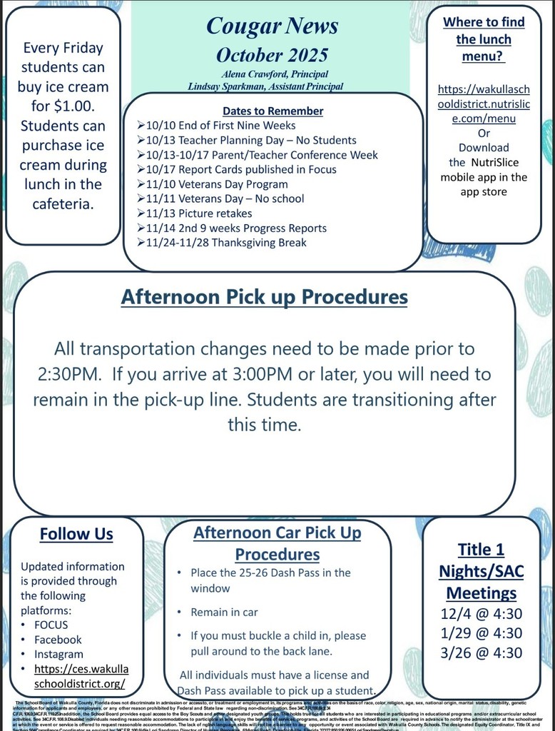 October 2025 Cougar News