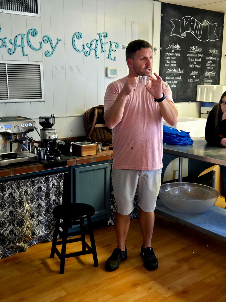 Wild Ox at Legacy Cafe, Dave in the kitchen