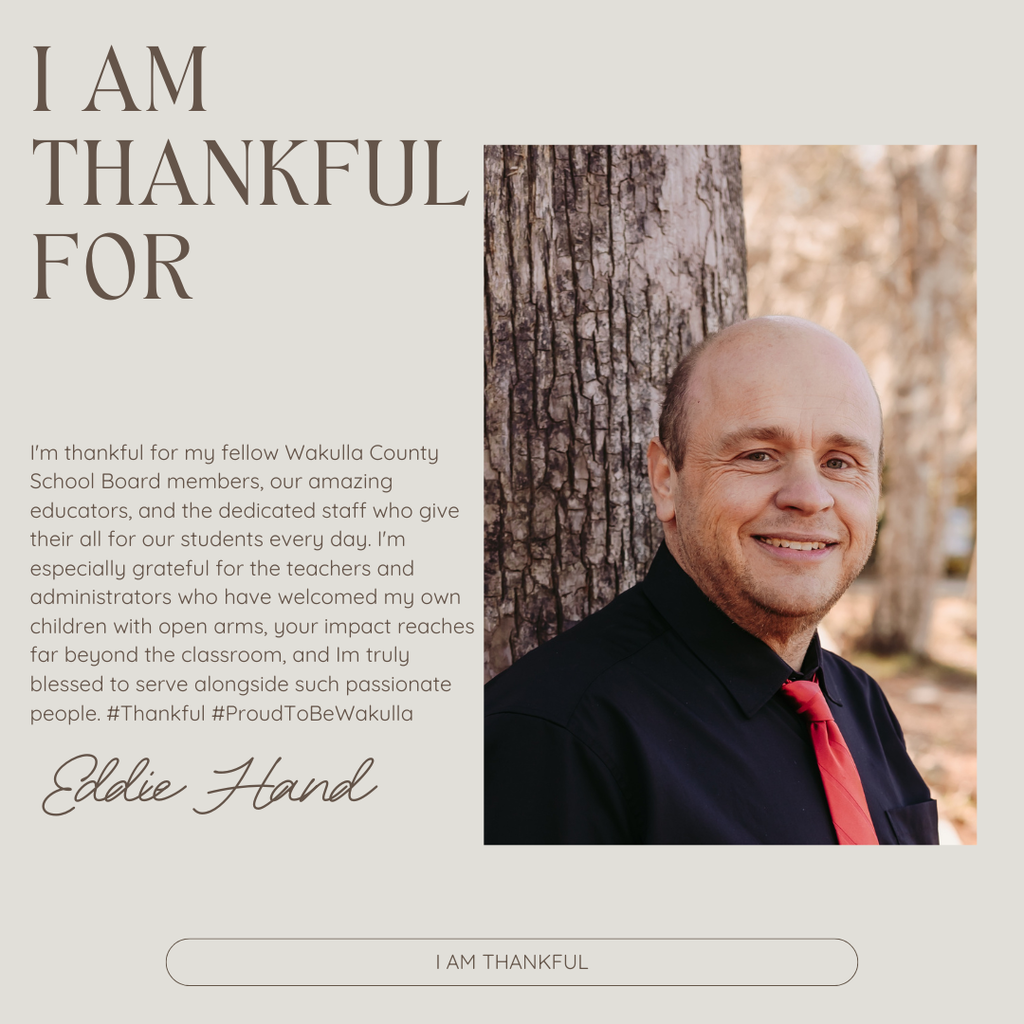 #30DaysofThanks #IamThankful #WakullaHighThanksgiving