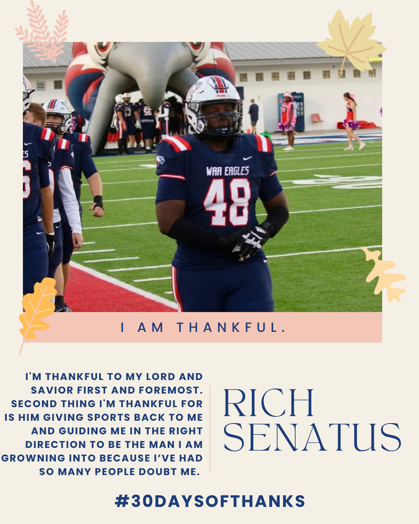 #30DaysofThanks #IamThankful #WakullaHighThanksgiving Content Created by Social Media Strategy