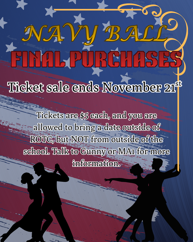 Navy Ball, tickets are finalized on Nov. 21st