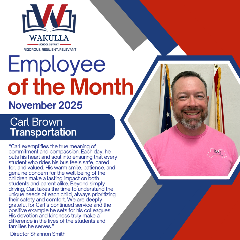 Employee of the Month Carl Brown