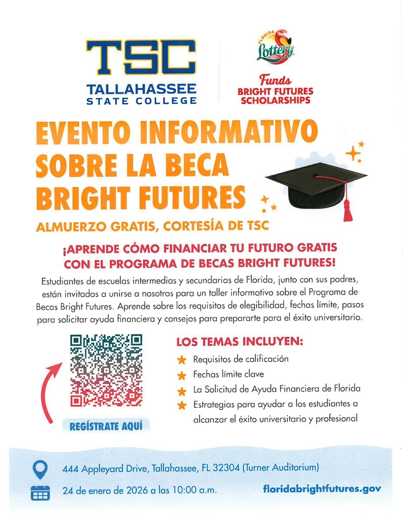 Bright Futures information event sponsored by TSC Spanish version