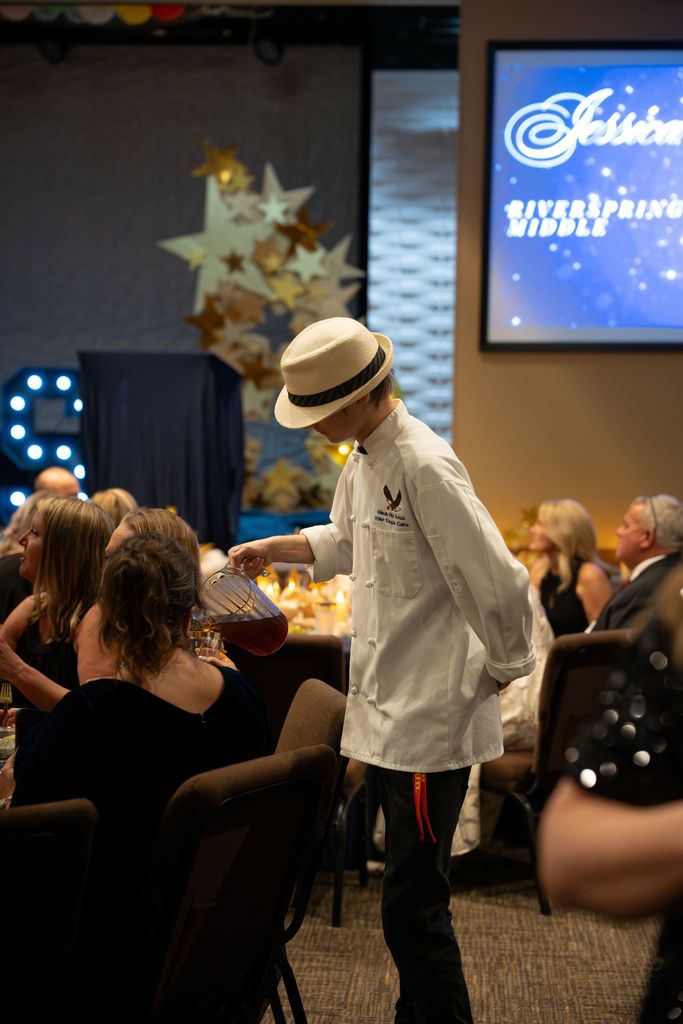 CTE Students at Wakulla County Schools TOY Gala