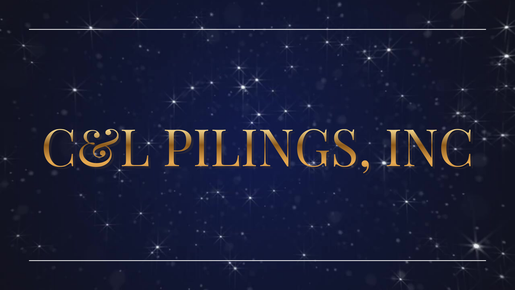 Thank you to our Sponsors C&L Pilings Inc