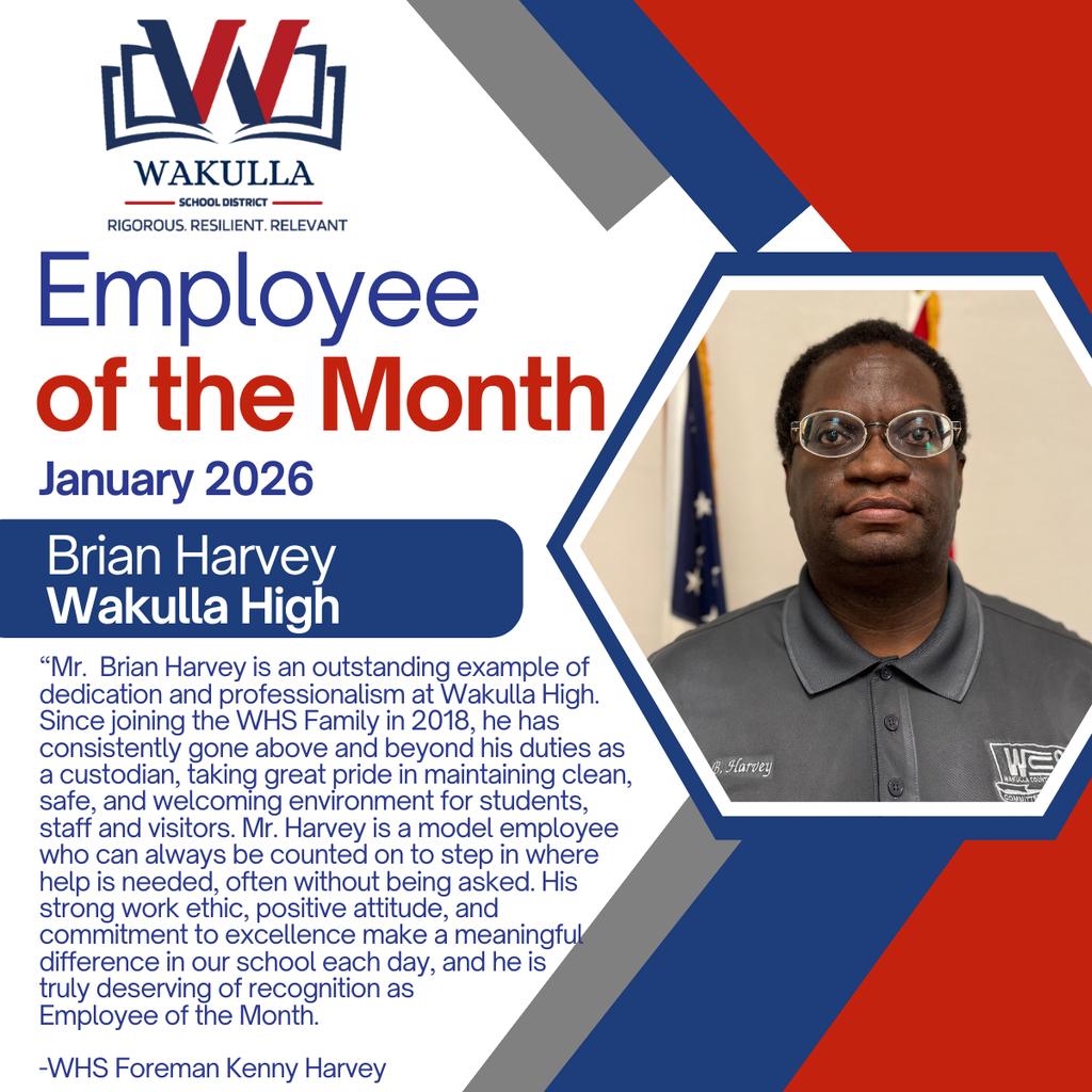 January Employee of the Month Brian Harvey