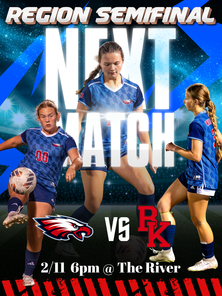 Good luck to our Lady War Eagles as they take on Bishop Kenny on February 11th at 6:00PM at Bishop Kenny on the St. John's River for Region Semifinals!