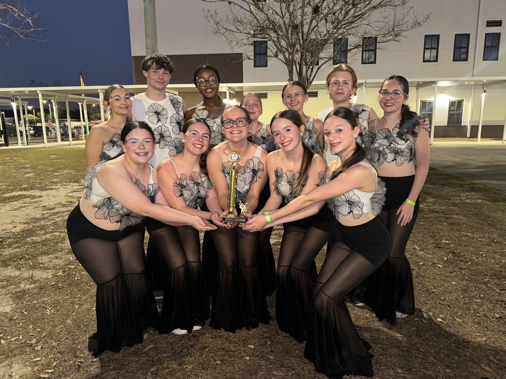 Congratulations to our Winter Guard team! After being promoted to higher a division after their success at the last competition, they are bringing home another trophy! The team placed 2nd, only missing first by less than a tenth of a point.