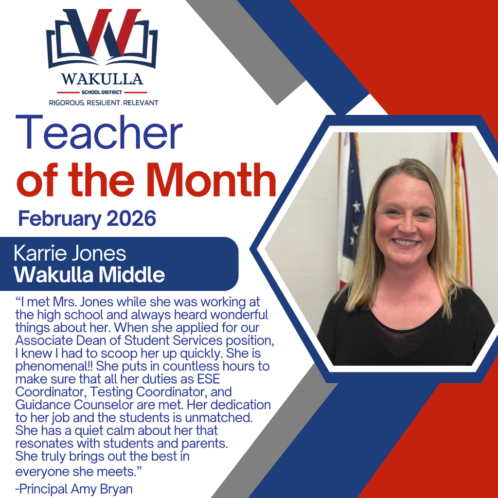 Teacher of the Month Karrie Jones