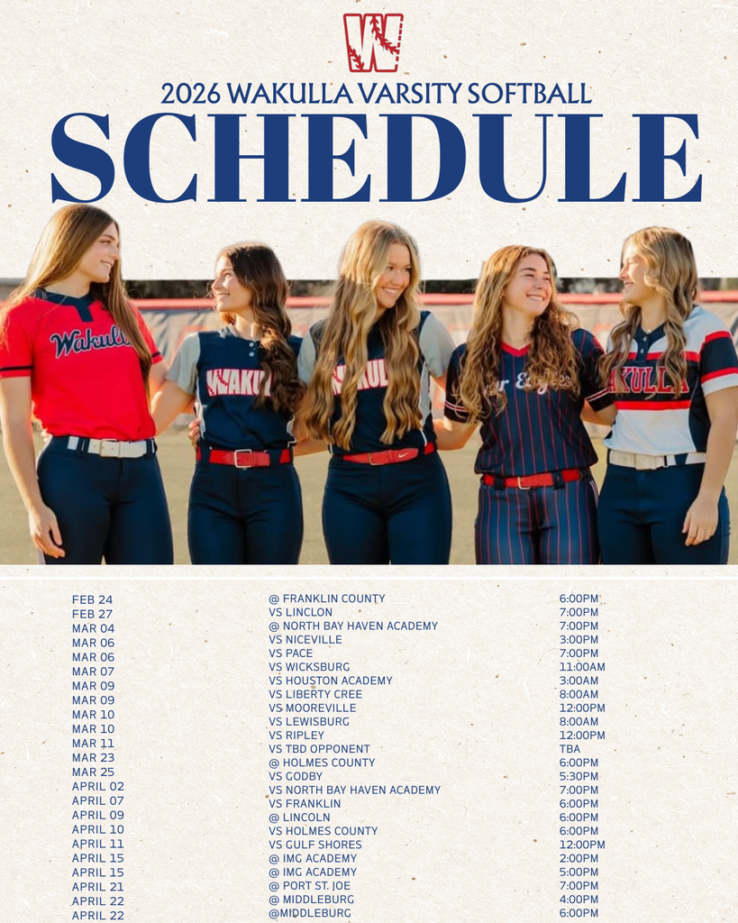softball schedule